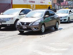 Luego de años de liderar como el auto más robado, el Tsuru disminuye cada vez más su frecuencia de robo; ahora el auto más robado es el Versa, el nuevo vehículo con mayor circulación en el país. EL INFORMADOR / ARCHIVO