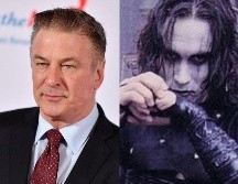 Internautas recordaron el accidente mortal de  Brandon Lee (der.) tras el momento que pasó Alec Baldwin durante el rodaje de “Rust”. ESPECIAL / AFP
