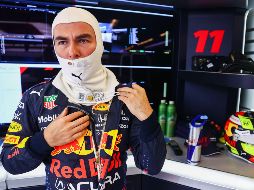 ''Checo'' Pérez acabó ''enojado'' al tener un pequeño roce con el alemán de Haas Mick Schumacher en la curva 12. AFP / M. Thompson