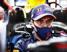 'Checo' Pérez concluyó por delante de los británicos Lando Norris (McLaren), por 0,257 segundos, y Lewis Hamilton (Mercedes), por 0,364s, en el Circuito de las Américas de Austin. AFP/M. THOMPSON