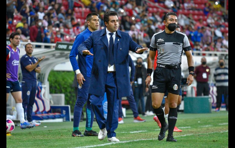 CUESTIONADO. En 6 partidos, Michel Leaño solo ha conseguido un triunfo por 3 empates y dos derrotas. Las formas, como con Vucetich también dejan mucho que desear. IMAGO7