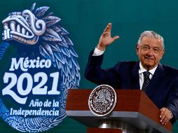 El Presidente de Méxco Andrés Manuel López Obrador (AMLO) durante su conferencia matutina 