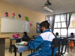 Delfina Gómez indica que se seguirán con los protocolos de salud, pues asegura que eso ha permitido que se sigan obteniendo avances en el regreso a clases. SUN / ARCHIVO