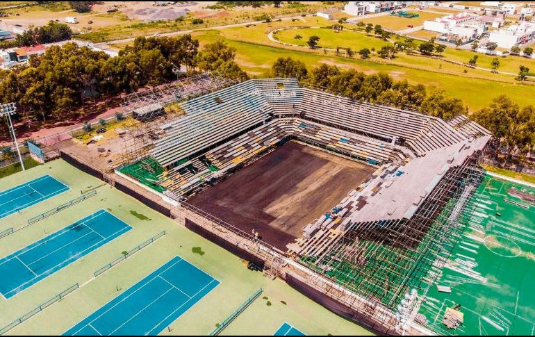 Imponente. El nuevo estadio estará a tiempo para la disputa de las AKRON WTA Finals. WTA Guadalajara