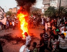 Durante el golpe de estado se han presentado manifestaciones en Sudán por parte de los ciudadanos. EFE / M.Abu