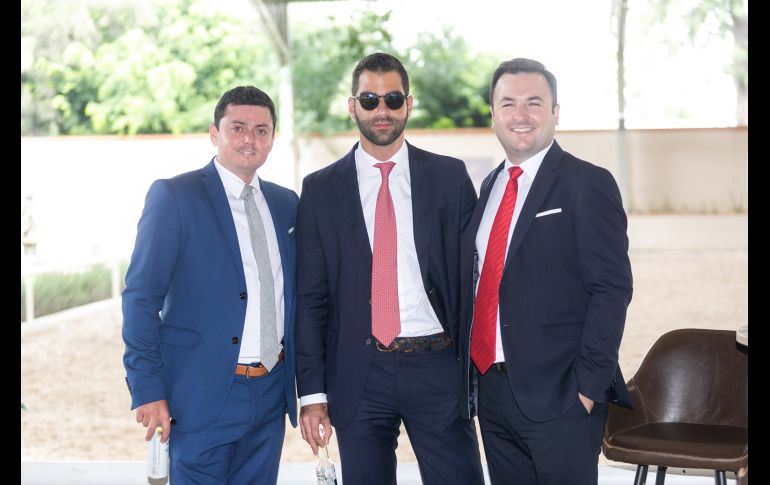 Ricardo Webb, Germán Sesma y Pablo Sáinz GENTE BIEN JALISCO /JORGE SOLTERO
