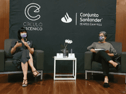 Nelly Plascencia, directora en jefe de Conexión Grupo y aliada de “Círculo Escénico” y María Luisa Meléndrez, directora del Conjunto Santander. EL INFORMADOR/N. Gutiérrez