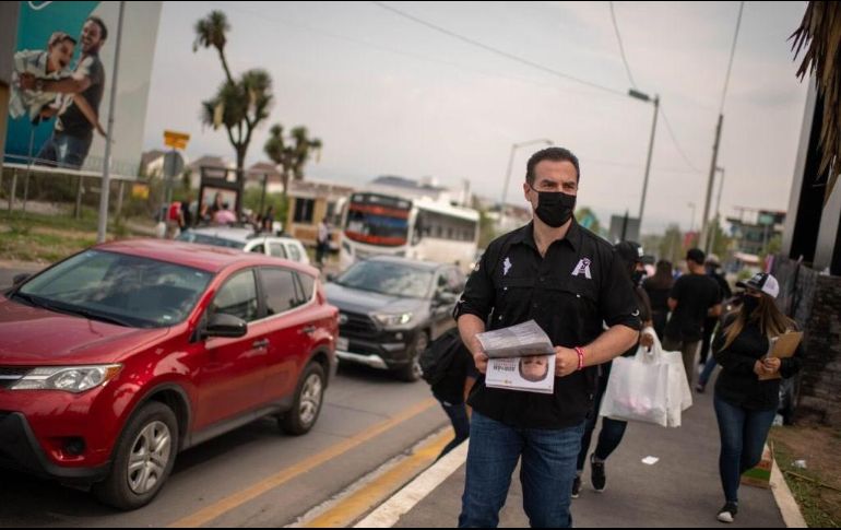 Morena denunció a Adrián de la Garza Santos y a los partidos de la coalición PRI-PRD que lo postularon. TWITTER/@AdrianDeLaGarza