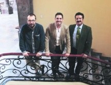 En la foto Diego Escobar, Christopher de Alba y Felipe Arreola. EL INFORMADOR / ARCHIVO