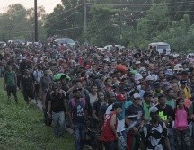 Aproximadamente 70.000 solicitantes de asilo han sido sujetos al programa, que Trump introdujo en enero de 2019 y Biden suspendió en su primer día al mando. EFE/J. BLANCO
