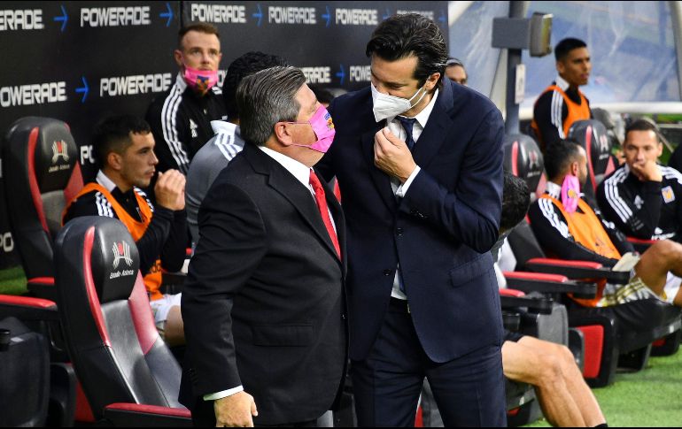 DUELO. Santiago Solari y Miguel Herrera solo se han enfrentado en una ocasión, con victoria para el argentino. IMAGO7