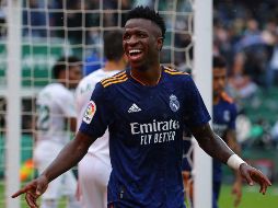 BUEN PASO. La victoria da la opción al Real Madrid para asumir el liderato provisionalmente al contar con 24 unidades. AFP/J. JORDAN