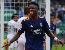 BUEN PASO. La victoria da la opción al Real Madrid para asumir el liderato provisionalmente al contar con 24 unidades. AFP/J. JORDAN
