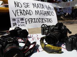 Compañeros exaltaron el trabajo periodístico de López Arévalo. EFE/ARCHIVO