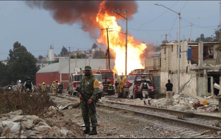 El saldo final de la explosión de un ducto de gas en el municipio de Puebla fue de un muerto, 17 heridos- de los cuales 14 siguen hospitalizados-, 184 viviendas con daños y la evacuación de más de dos mil afectados. SUN / RDB