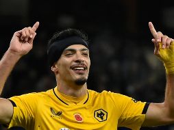 Raúl Jiménez anotó su segundo tanto de la Temporada. AP/R. Viera