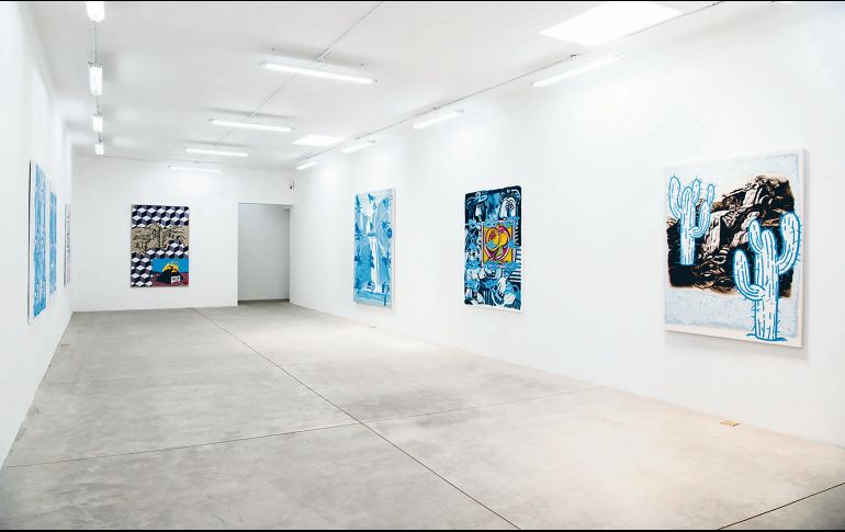 Andrew Jilka (Brooklyn, Nueva York). El trabajo de Andrew Jilka pretende buscar consuelo en lo desconocido mientras confronta la inquietud y pesadez de la rutina. Es un intento por reconciliar su cultura “aw-shucks”, franca, Wal-Mart, del medio Oeste con el lenguaje de la pintura con P mayúscula. Jilka considera su trabajo una destilación de nerviosismo colectivo, ansiedad y optimismo. Cortesía