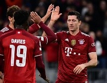 GOLEADOR. Robert Lewandowski suma 8 goles en 4 partidos de la Champions League. AFP/T. SCHWARZ