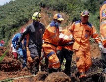 El alud fue causado por la temporada de lluvias que afecta a buena parte del territorio colombiano. AFP/L. Castro