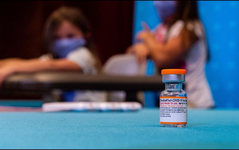 La vacuna de Pfizer contra el COVID-19 ya puede aplicarse a niños de 5 a 11 años en Estados Unidos. AFP/J. Prezioso