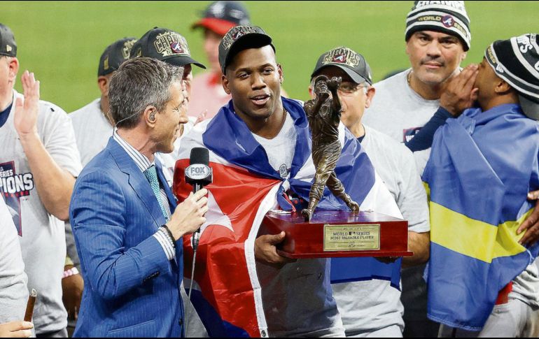 Jorge Soler. El toletero cubano fue elegido como el mejor jugador del Clásico de Otoño este año. AFP