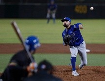 Alemao Hernández cargó con la derrota después de lanzar cuatro entradas y un tercio. TWITTER/charrosbeisbol