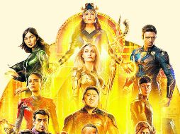 Los Eternos. “Ajak”, es Salma Hayek y tiene el poder de curación. Marvel Studios