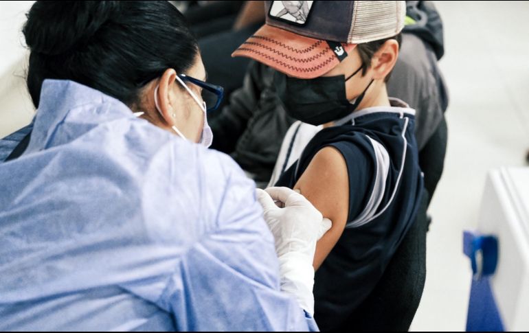 La jornada de vacunación anti COVID-19 para menores arrancó en 41 hospitales de Jalisco. ESPECIAL/SSJ