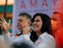 Amaya hizo un llamado a la unidad durante el arranque decampaña para las elecciones extraordinarias de Tlaquepaque. EL INFORMADOR/G. Gallo