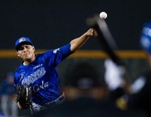 Adrián Gusman logró su primera victoria en la temporada tras cinco entradas sin carreras y sólo dos hits. TWITTER/charrosbeisbol