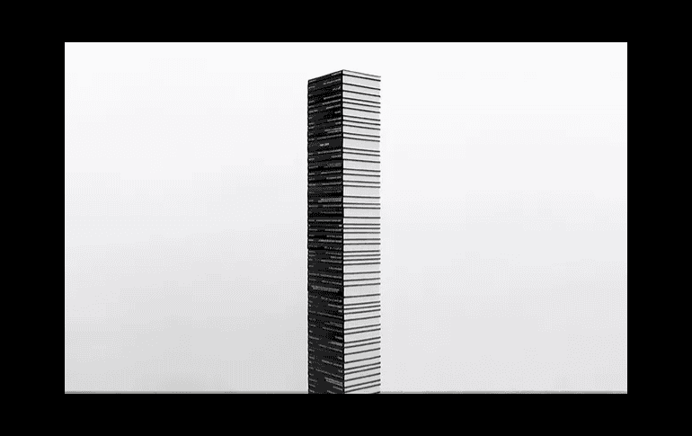 “Column on Varieties of Oblivion”. Se trata de una excavación arqueológica en el hogar del conocimiento humano. Cortesía/ A. Galvani