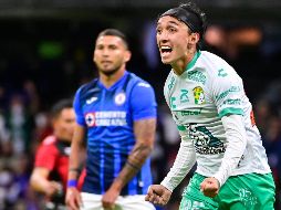 Omar Fernández. Celebrando el gol de su equipo. Imago7