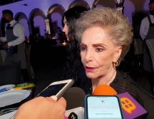 Cuquita charló con la prensa sobre cómo ha llevado la situación médica que enfrenta su esposo Vicente Fernández. EL INFORMADOR / N. Gutiérrez