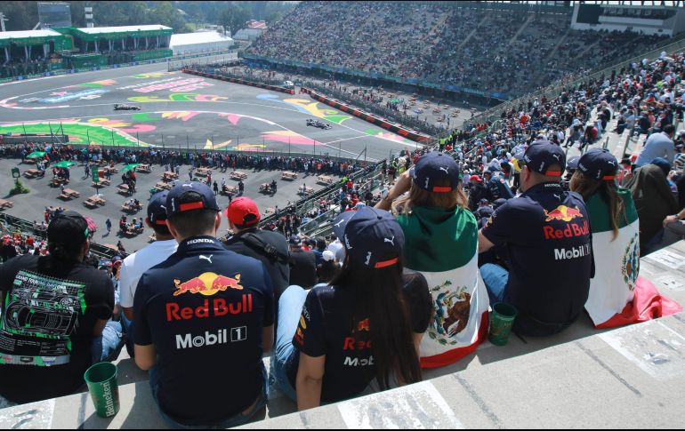 Aunque el Gran Premio México no tiene establecido un límite de aforo, sí tiene un estricto control en el tema sanitario. CORTESÍA/México gp