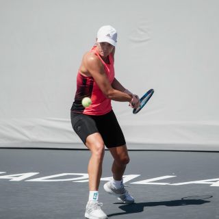 Garbiñe Muguruza entra en calor