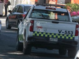 Algunos vehículos de la Setran presentan rastros de haber llevado portaplacas. EL INFORMADOR/G. Gallo