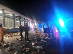 El accidente se registró la madrugada de este sábado. TWITTER / @UMPCyBZ