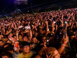 Unas 50 mil personas acudieron al complejo deportivo y de ocio NRG Park para disfrutar de un concierto del rapero Travis Scott. AP / J. Ellis