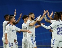 IMPULSO. Con 27 puntos, el Real Madrid tiene ahora dos puntos más que la Real Sociedad (2ª). EFE/J. MARTIN