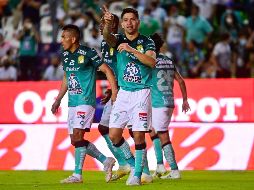 HÉROE. Con los 3 goles de Dávila, el León llegó a 29 puntos y aseguró el tercer lugar de la clasificación. IMAGO7