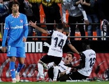 Hugo Duro, que había entrado en el curso del partido, firmó el empate (90+2 y 90+6). EFE/B. ALINO