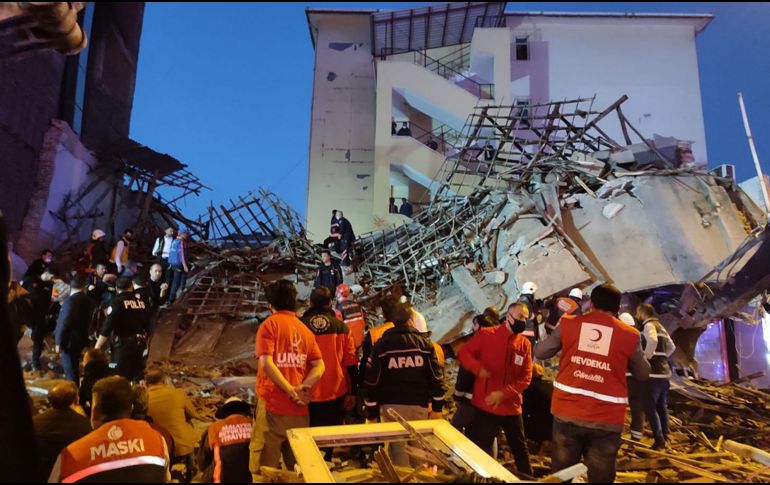 Por el momento no se dio ningún tipo de explicación sobre las razones del colapso. AFP/ IHH HUMANITARIAN AID GROUP