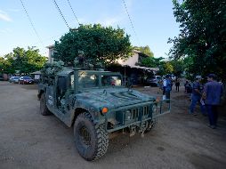 Los criminales arremetieron contra el convoy militar y de la Guardia Nacional. AP/E. Verdugo