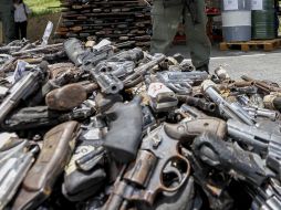 Armas de contrabando son utilizadas por cárteles de la droga en México. NOTIMEX/Archivo