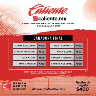 Llega el tenis del más alto nivel con las AKRON WTA Finals