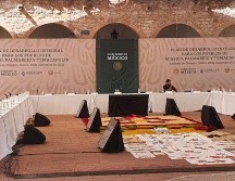 Se espera que en unos minutos comience la reunión que significa la tercera visita de AMLO a Temacapulín. EL INFORMADOR