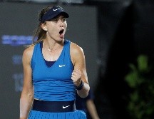 COMO EN CASA. El público también hizo lo suyo animando a la de España como si fuera mexicana. La tribuna estallaba de alegría con cada punto que obtenía Badosa. EFE/F. GUASCO