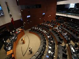 Después de los cantos y las porras los legisladores abandonaron poco a poco el pleno para irse a descansar y prepararse para la larga jornada de este sábado. SUN / ARCHIVO