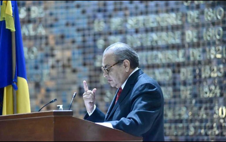 Tomás Vázquez Vigil, presidente de la Comisión Legislativa de Seguridad y Justicia en el Congreso de Jalisco. ESPECIAL