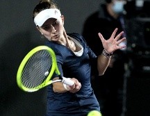 GRAN RITMO. Barbora Krejcikova (FOTO)y Katerina tienen ya un pie y medio dentro de las Semifinales. AFP/U. RUÍZ
